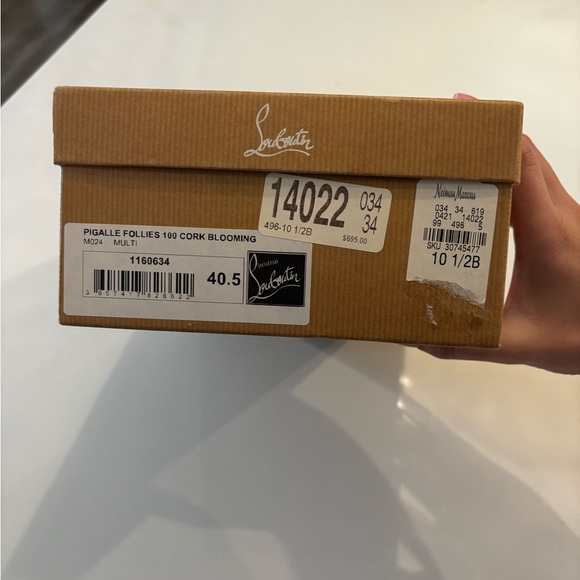 Christian Louboutin Pigalle Follies with Red Bottoms Women’s designer heels - Picture 5 of 9